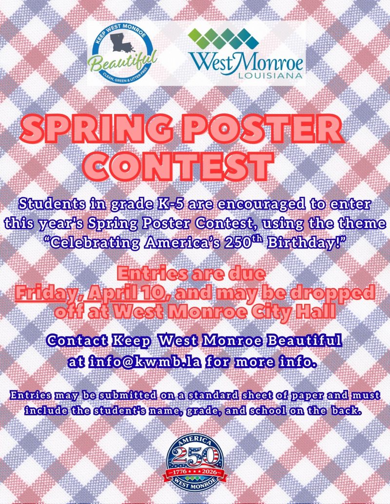 Spring Day Competition Spring Poster Contest 2026 - Ouachita Green